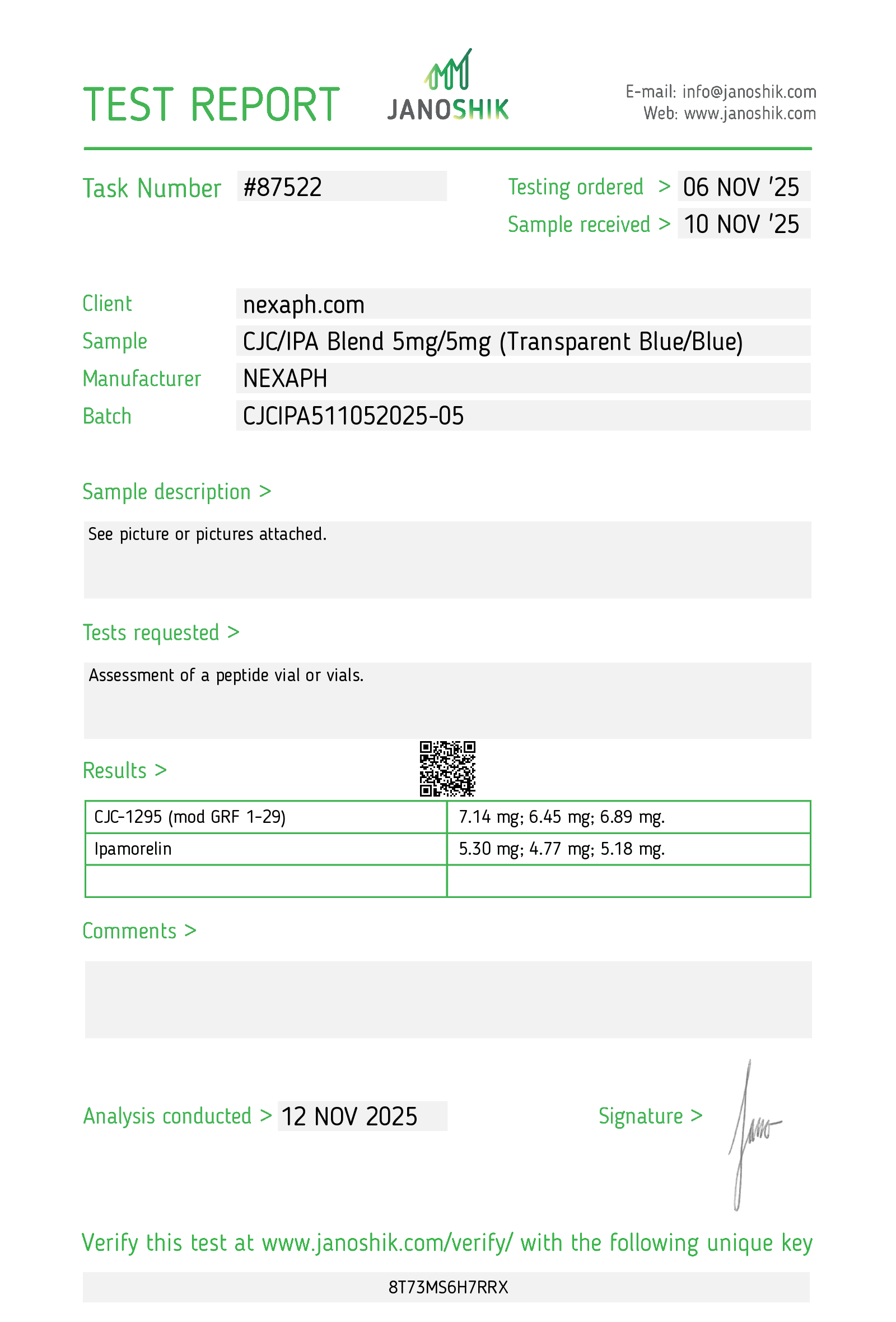 CJC-no DAC / Ipamorelin Blend – 5mg/5mg (10 vials/kit) - Image 2